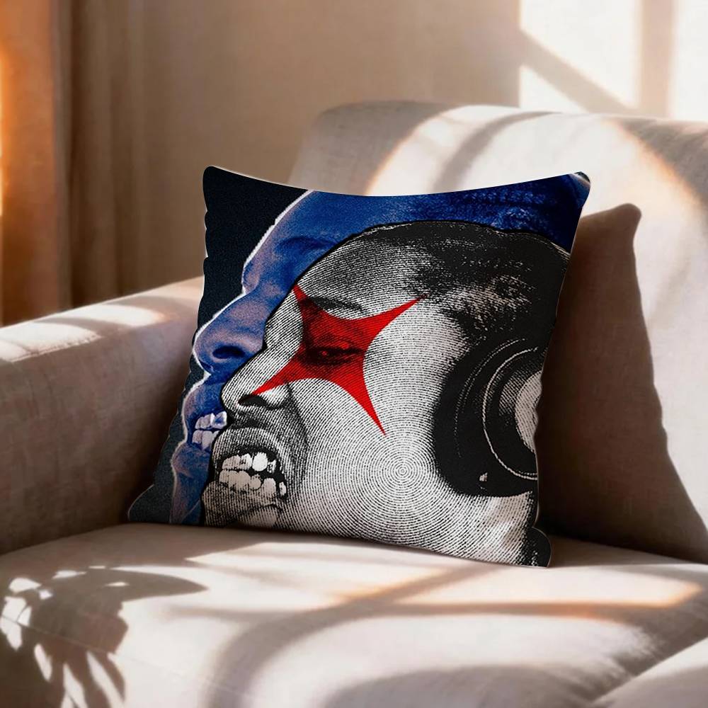COOL RAPPER AAsap RRocky Pillow Case Pattern Printed Pillowcase For Living Room Sofa Cushion Cover