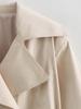 Chaqueta Gabardina Casual con Cinturón y Solapas Moda Femenina Euroamericana