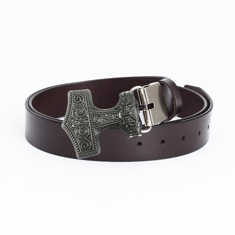 

Ремень из цинкового сплава Quake Leather Belt Nightclub Mens Personality Fashion Belt 130cm