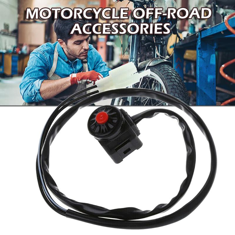 

Maijaibao Мотоцикл Kill Switch 2-контактный красный кнопочный звуковой сигнал Стартер Байк KTM ATV