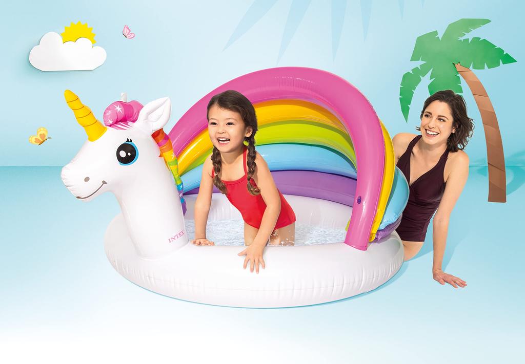 Intex Unicorn Baby Pool, 50" x 40" x 27", Ages 1-3
