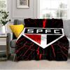 Pau-lo Fc Emblem Printed Throws Blanket Soft Flannel Blankets for Couch Bed Gifts for Men Women Picnic Blanket Christmas Gifts