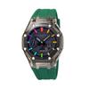 Casio Unisex Liquid Crystal/Analog Dual Display Series Black Watch GA-2100-1A1(Watch4--)