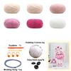 Handemade Knitting Amigurumi Girl Doll Crochet DIY Hook Yarn Materials Set Kit Crochet Pattern In English Girl Birthday Gifts