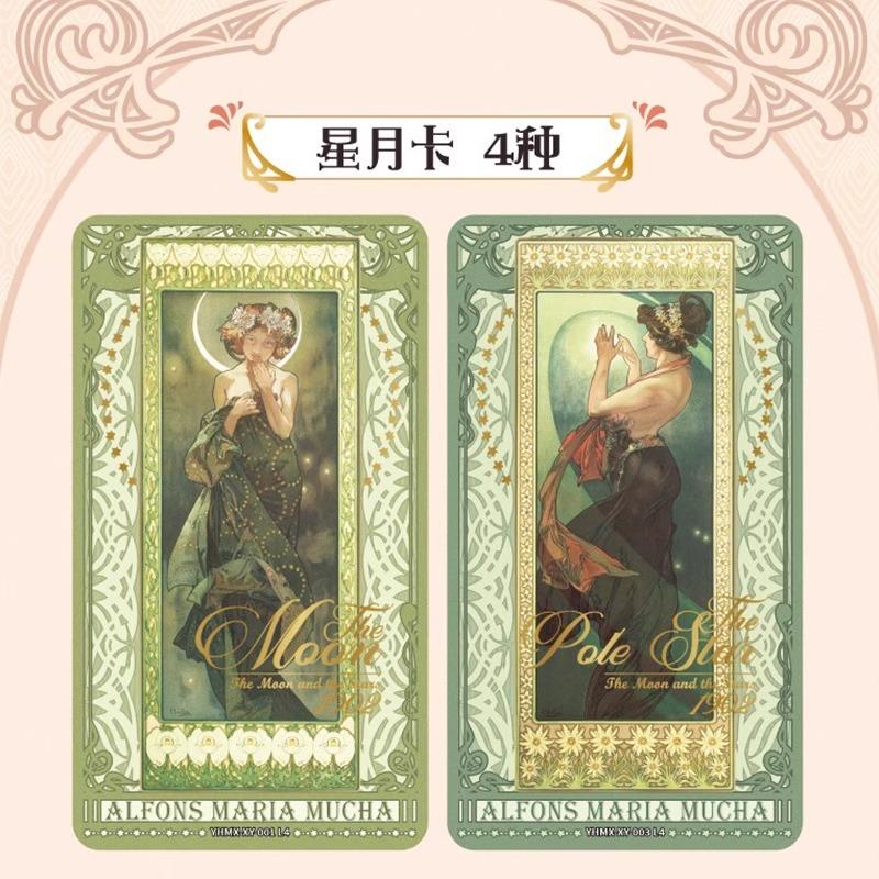 Official Timeless Mucha Card Floral Fantasy Series Vol.1 Heritage Collection Full Box Premium Cards Anime Peripherals Gift
