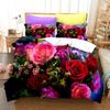 3D Rose Bedding Sets Duvet Cover Set With Pillowcase Twin Full Queen King Bedclothes Bed Linen