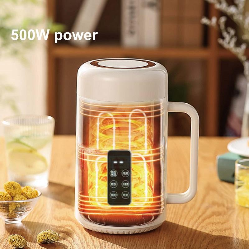 Xiaomi 500W Electric Kettle 12h Appointment Porridge Special Pot Portable 304 Stainless Steel Health Cup Multifunctional Rice Cooker 1L
