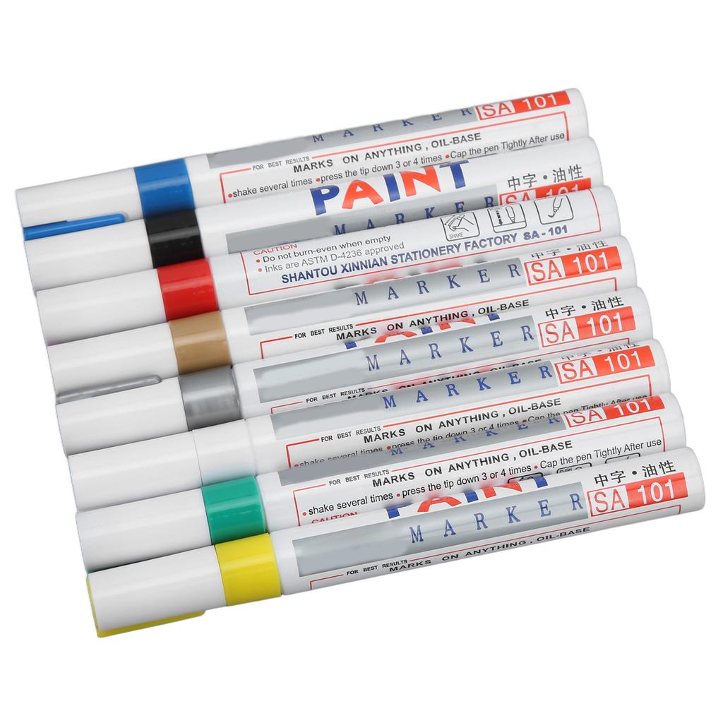 8Pcs Whiteboard Pen Multifunctional Colorful Fast Drying NonToxic Painting Marker for Graffiti Writing