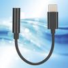 USBC Type C Adapter Port To 3.5MM Aux Audio Jack Earphone Headphone Cable USB Black(Black )