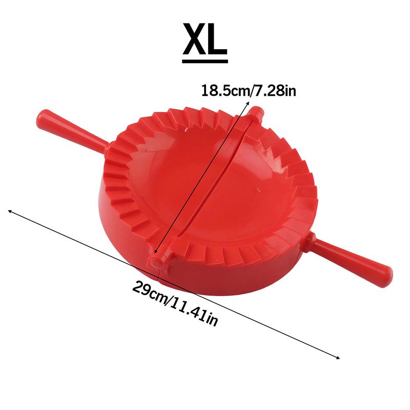 Manually Dumpling Maker Mold With Handle Dough Press Durable Plastic Multi-Color For Dumplings Cookies Pastry-Easy Use Kitchen