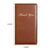 With Pen Insert Cash Receipt Folder Waterproof Bill Folder Portable Cash Book  Restaurant