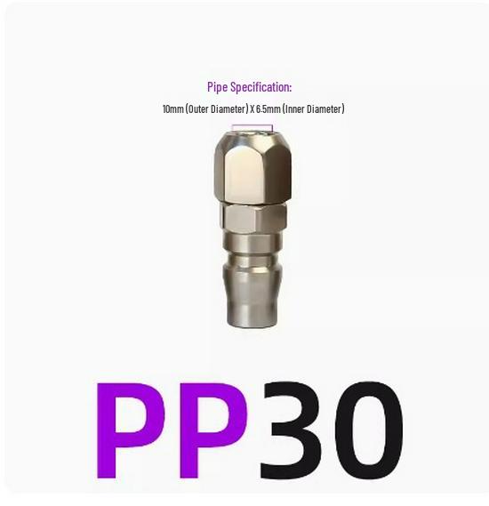 C-Type Self-Locking Air Hose Quick Connector for Compressors & Pneumatic Tools
