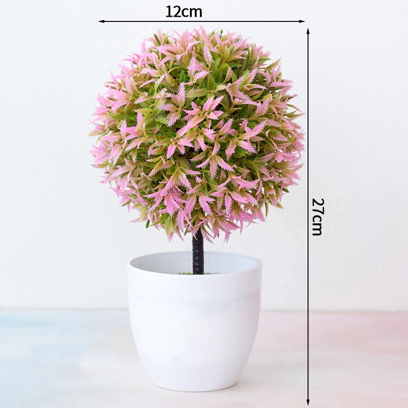 Fake Plant Potted Workspace Table Accessorie Wedding Accessorie Artificial Flower Ornament Household Decoration Room Desktop Decor