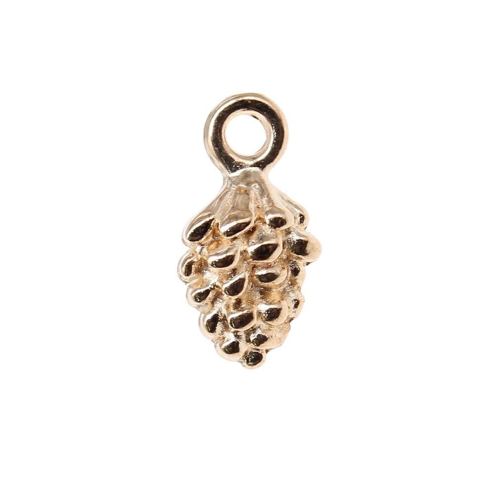 Acorn Charms Christmas Tree Pendants For Forest Nature Themed Jewelry