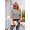 Ladies' Short Sleeved Temperament Casual And Fashionable Design Sense Spring And Summer Top Y2K Sexy Waist Cinching Short Sleeved T-Shirt