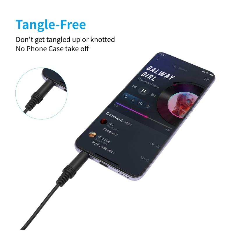 3.5mm Male to Female Cable HiFi Sound 1/8 TRS Extension Cable Compatible for Smartphones Tablets 19.7in/39.4inch
