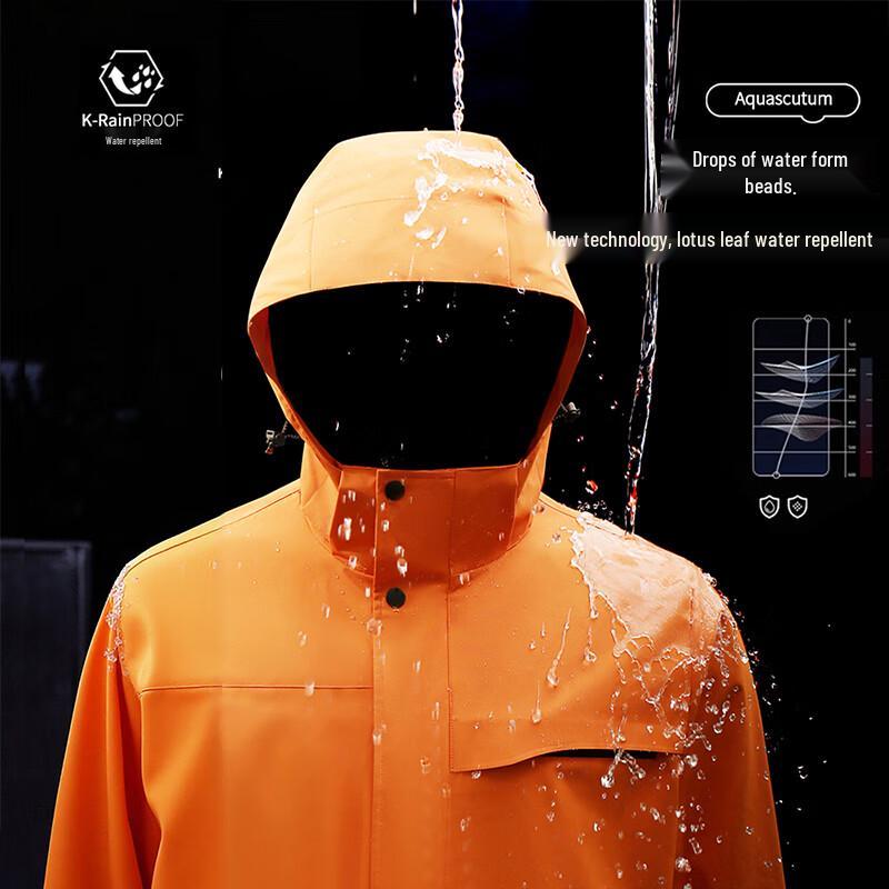 JEEP SPIRIT Men's 3-in-1 Windproof Mountaineering Jacket