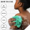 1ks Africké síťované houby Autentická exfoliační koupelnová houba Drhnoucí Hloubkové čištění Pro zjemnění paží, chodidel, zad, krku, nohou, těla
