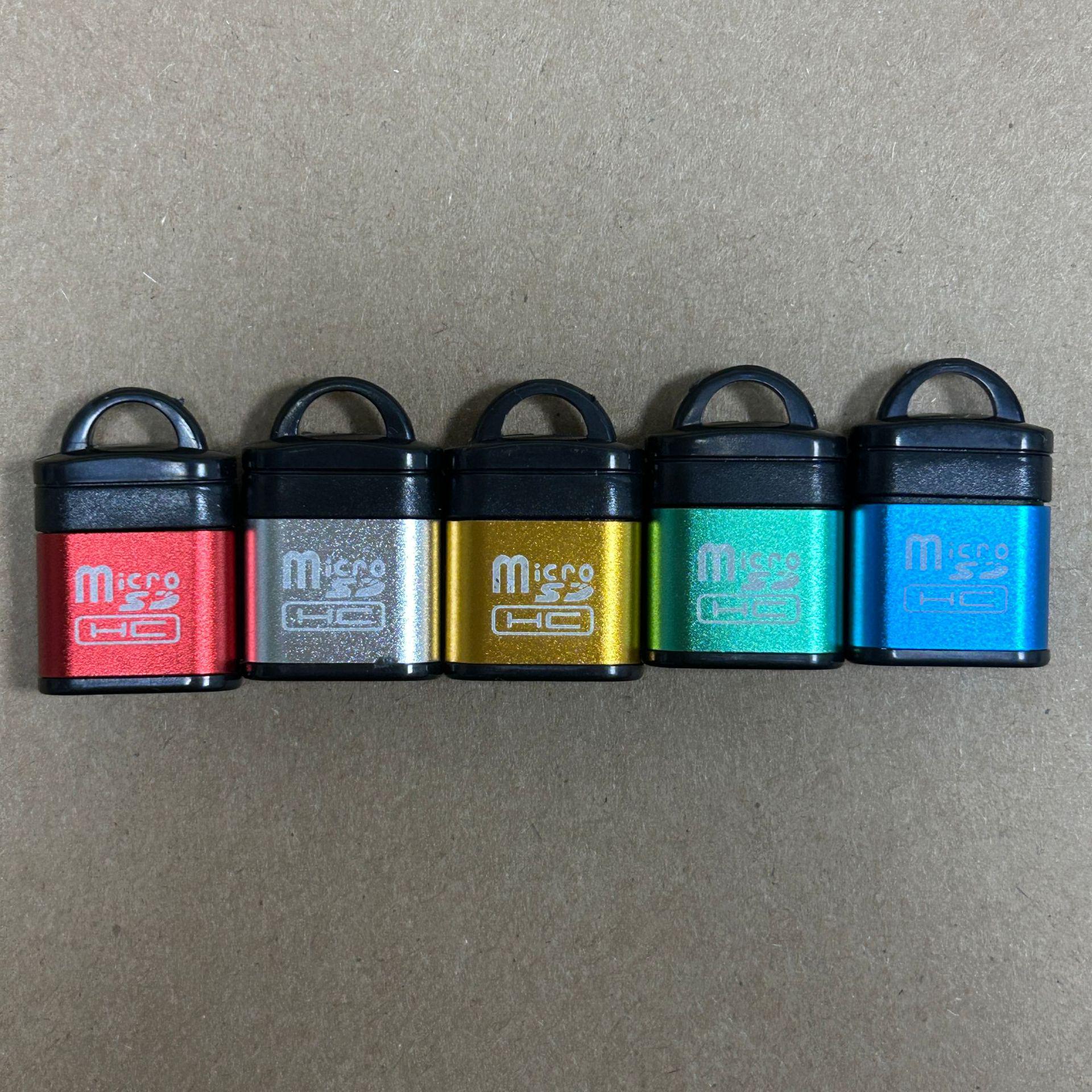 High-Speed Aluminum Alloy Mini Card Reader for microSD/TF/Phone Memory Cards