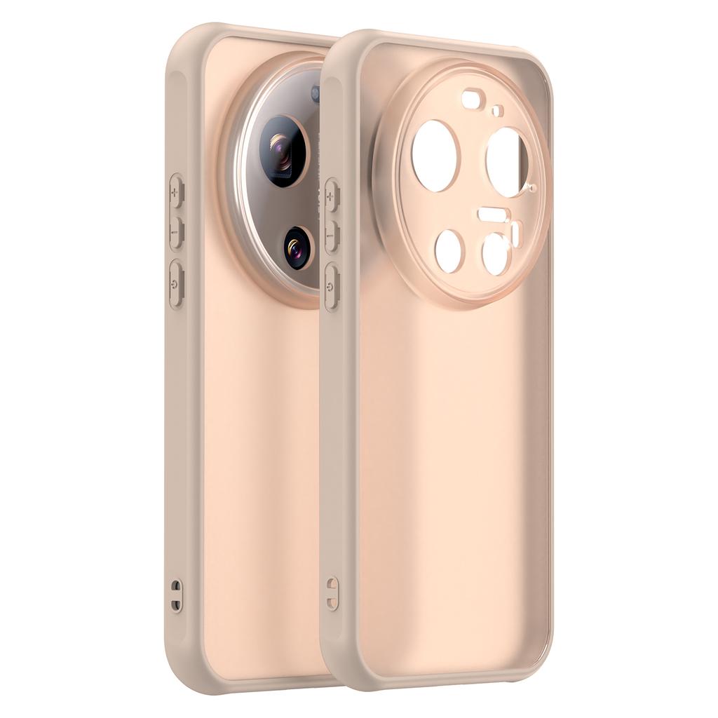 For Xiaomi 17 Ultra 5G Case Drop Proof Airbags Frosted Translucent PC + TPU Phone Back Cover