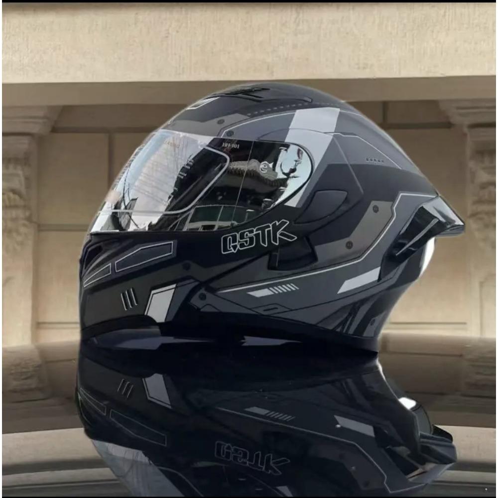 New face-off helmet extra large 70 extra large head circumference double lenses new motorcycle helmet
