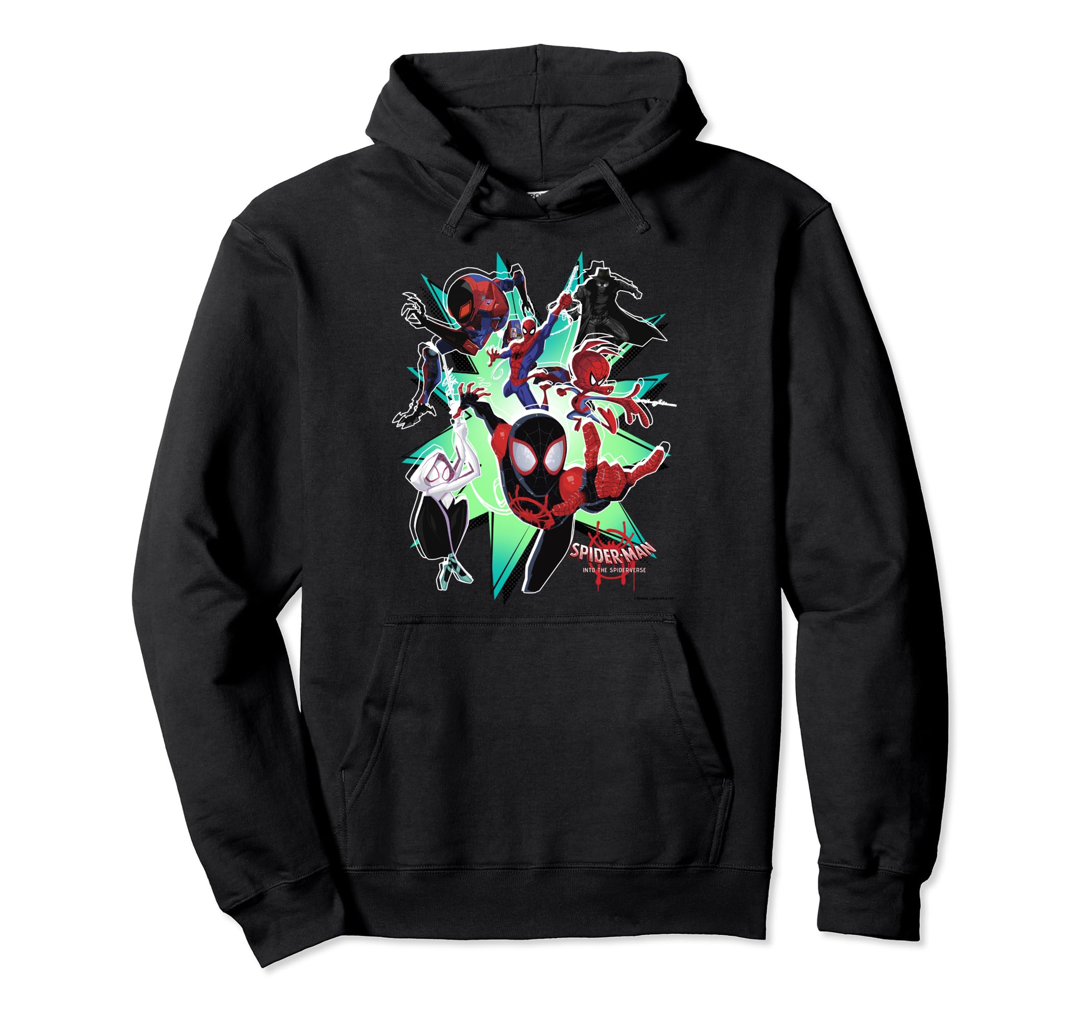 

Marvel Spider-Man: Into the Spider-Verse Action Group Graphic Hoodie