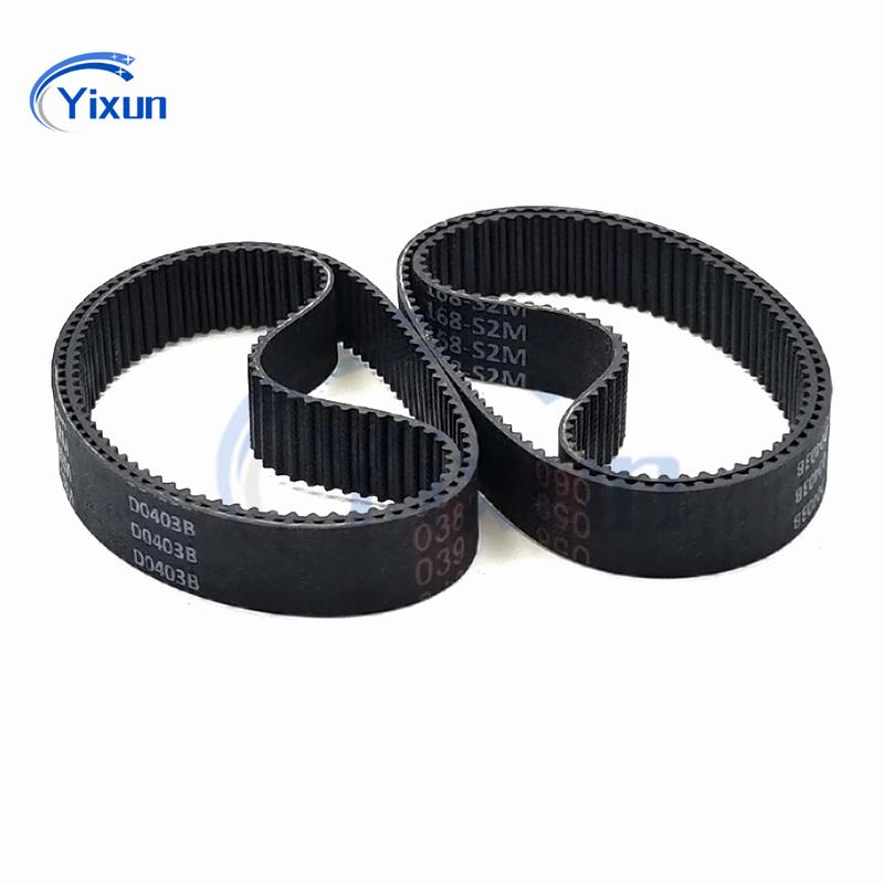S2M Kauçuk Senkron Zamanlama Kayışı Uzunluk 148 150 152 154 156 158 160 162 164 166 168 170mm Genişlik 4/6/9/10/15mm Tahrik Dişli Kayış