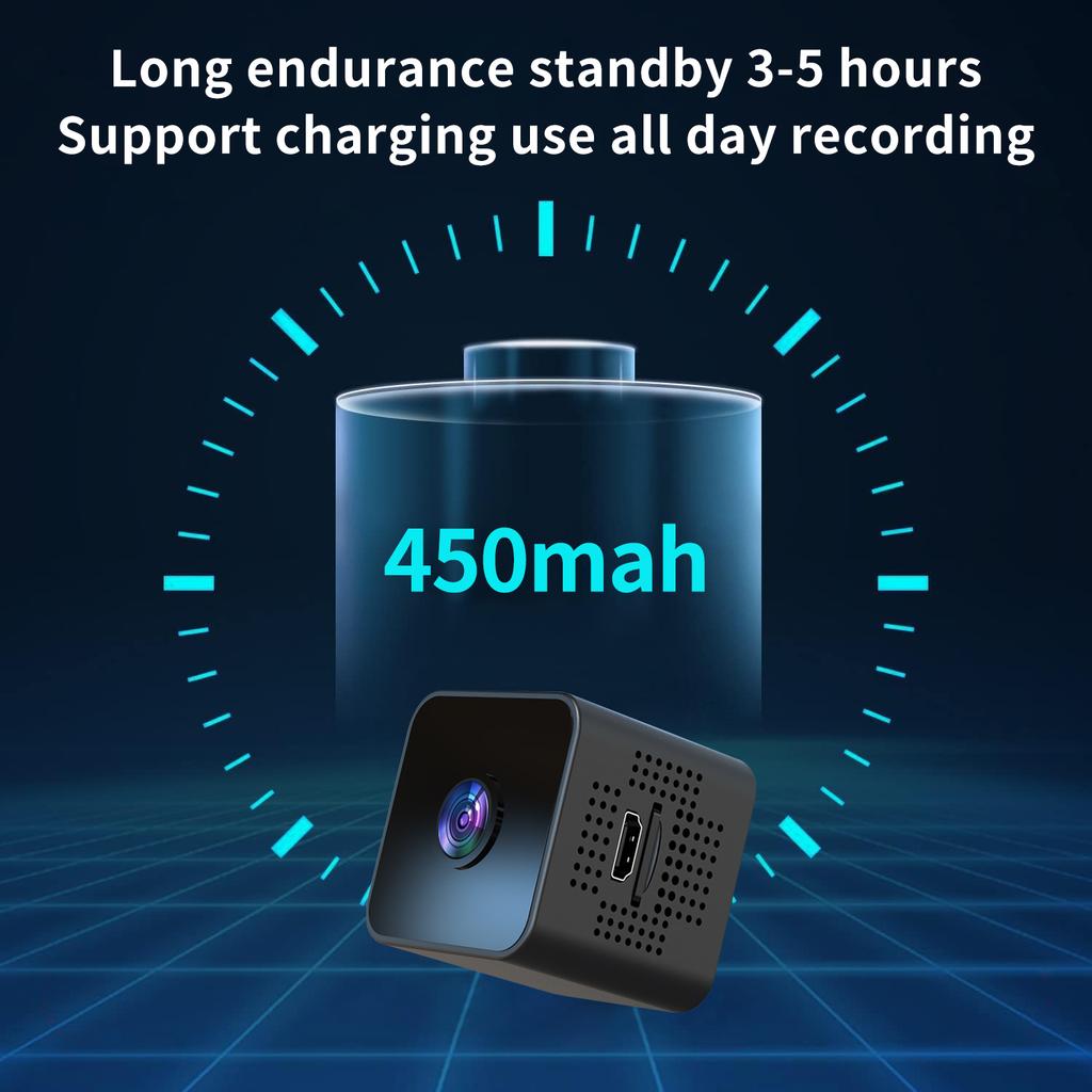 Mini IP Camera WiFi Sports Camera HD 1080P Wireless Security Surveillance Night Vision Smart Home Micro Cam