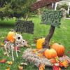 Kuskjelett Halloween-dekorasjon Kuskallerekvisitt til Halloween-hjemmedekorasjon
