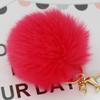 Adorable Cute Soft Rabbit Fur Ball Plush Key Chain For Bags And Car Accessories