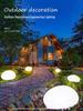 Outdoor Waterproof Solar Pebble Light: Seven-Color LED Lawn Lamp with Induction Control