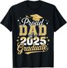 Stolzer Papa eines Absolventen der Klasse 2025 Senior Abschluss T-Shirt