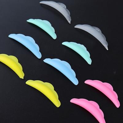 Yousheng 10 Paar Silikon-Wimpern-Curling-Pads, weich, sanft, dehnbar, bequem, für die Verwendung am Auge, Wimperndauerwelle-Dichtung