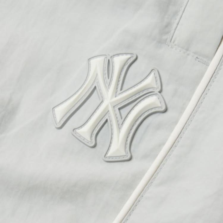 New MLB Base Logo Knitted Sweatpants Unisex Gray 3AWPS1414-50GRL