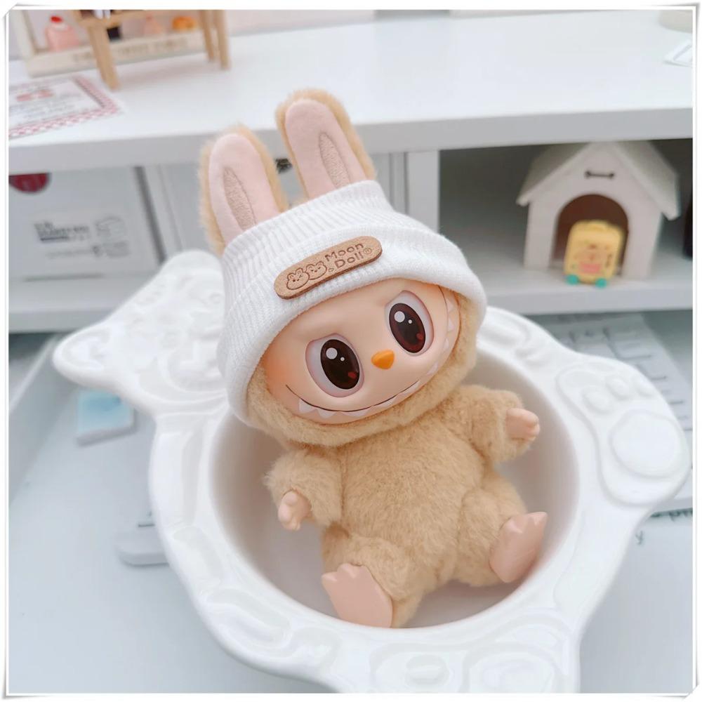 

17cm Labubus Doll Clothes Pendant Set, LABUBU hoodie Set,DIY Doll Accessories, Fun and Cute Baby Clothes, Christmas Gifts no doll