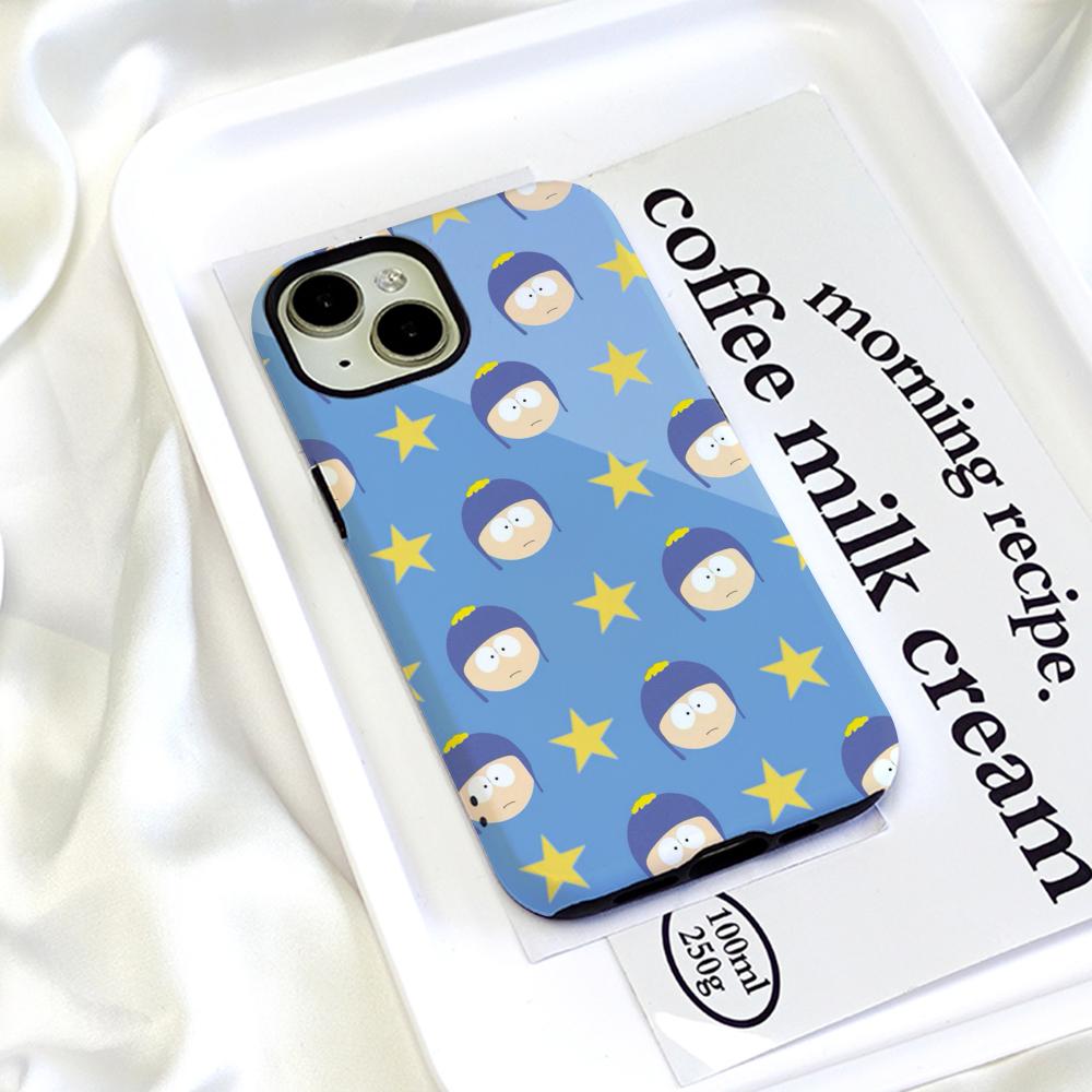South park Classic anime motifs Phone Case Film shell For iPhone 16e 16 15 14 13 12 11 Pro Max Plus XS