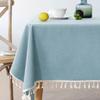 Rectangular Rural Style Textured Tablecloth Oil-proof Table Decoration Table Cover  Dining Table