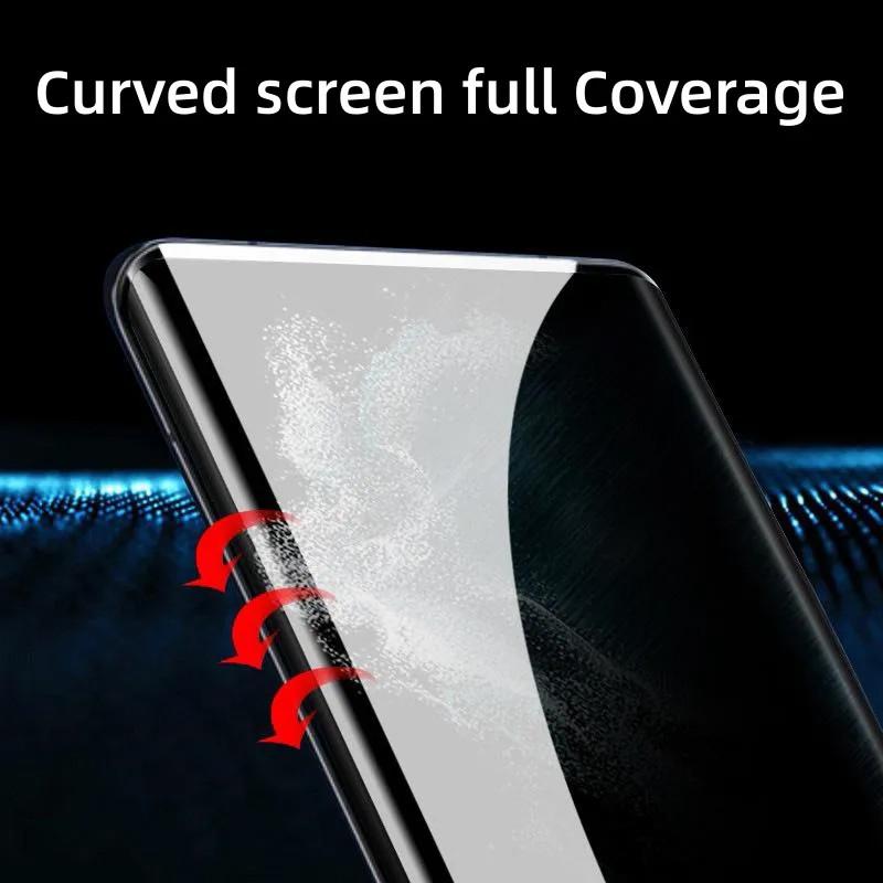 Protector de Ecran Ceramic Mat, Privacy, Soft, Pentru Samsung Galaxy S26 S25 S24 S23 S22 Ultra, Film Sticlă Călită 3D cu Lipici Complet
