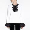 Detachable Lace Jabot Collar Ruffled Steampunk Costume Victorian Lace Jabot  Cosplay Events