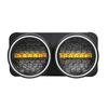 LED Dual-Eye Retro Splicing Matrix Stage Light for Live Theater and Colorful Running Horse Effects