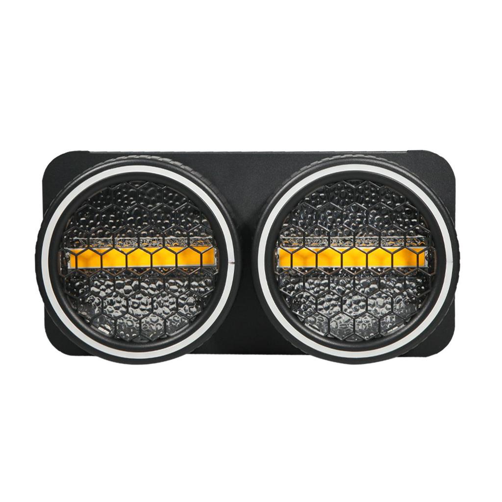 LED Dual-Eye Retro Splicing Matrix Stage Light for Live Theater and Colorful Running Horse Effects