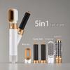 5-in-1 Rotating Hot Air Brush & Curling Iron - Multi-functional, No-Damage Big Wave Hair Dryer