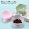 Cat Bowl with Detachable Base Anti-spill Ergonomic Design Easy To Clean Anti Pollution Drinking Bowl Neck Protect Cat Food Bowl