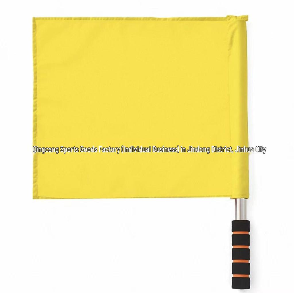 Schiedsrichter-Signalflaggen: Start, Seitenlinie, Hand, Befehl, Logo
