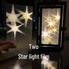 Translucent 3D Hexagonal Star Light Film - Creative High-Value Atmosphere Decor
