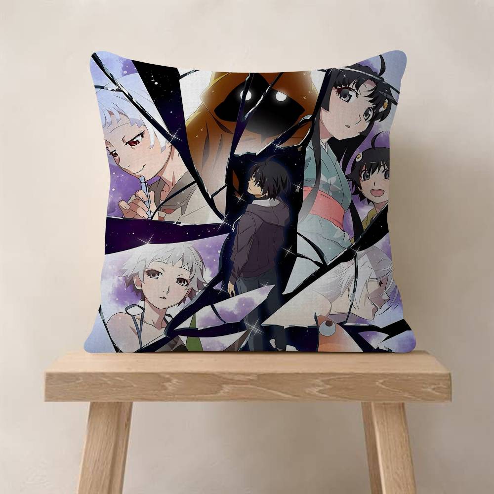 Monogatari Poster Classic Vintage 4545cm Cushion Cover Pillow Cover Decor Pillowcase Home Pillowcase For Couch Pillow