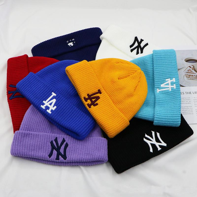 Knit Beanie Hat For Women Men With Letter Breathable Acrylic For Casual Winter Wear
