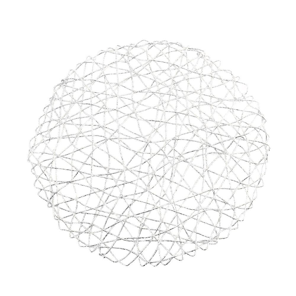 Okrągła Dekoracja Stołu 38cm Pleciona Podkładka Kuchenna Podstawka Pod Kubek Naczynia Stołowe