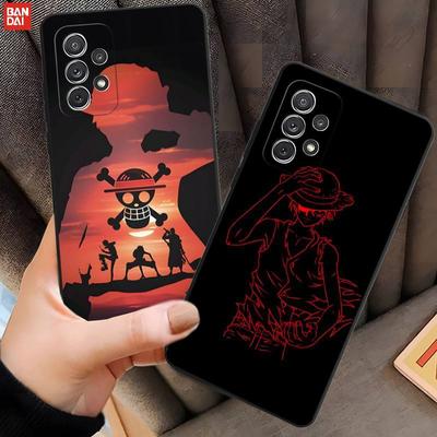 Anime One Piece Luffy Telefonskal Fundas För Samsung A50s A52 A51 A72017 A73 A72018 A62018 A50 A13 A53 Mjuk Stötsäker Capa