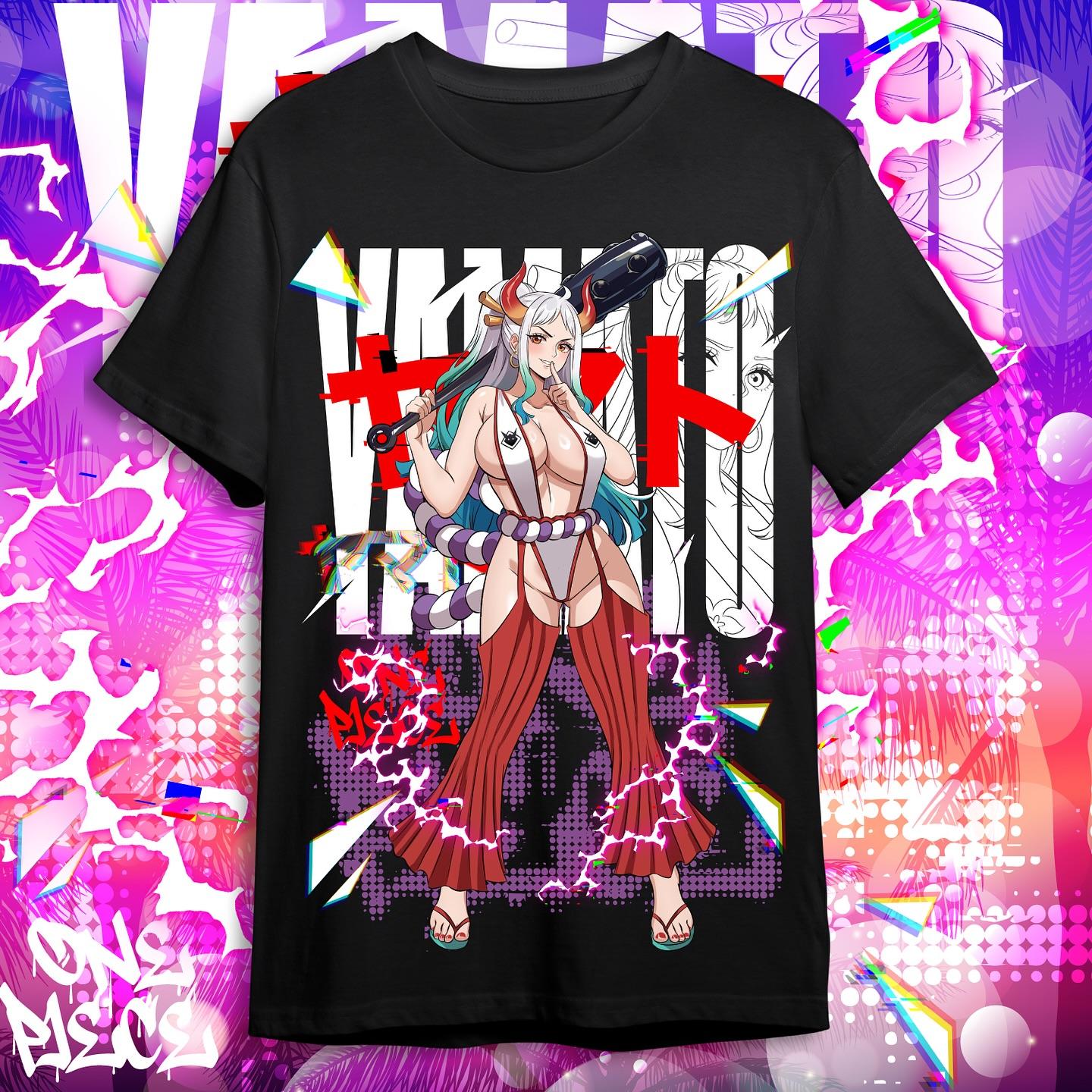 

New Yamato Animation T-Shirt Anime T-shirt Unisex Anime Tee Japan Anime Style TSHIRT Cotton T-shirt Short-sleeved T-shirt 4XL
